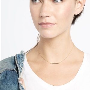 Baublebar slim bar pendant necklace